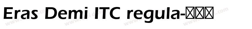Eras Demi ITC regula字体转换
